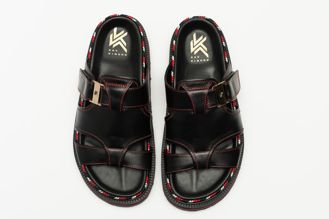 Yamato sandals (black)