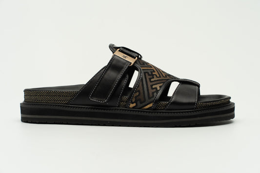 Sayagata sandals (black)