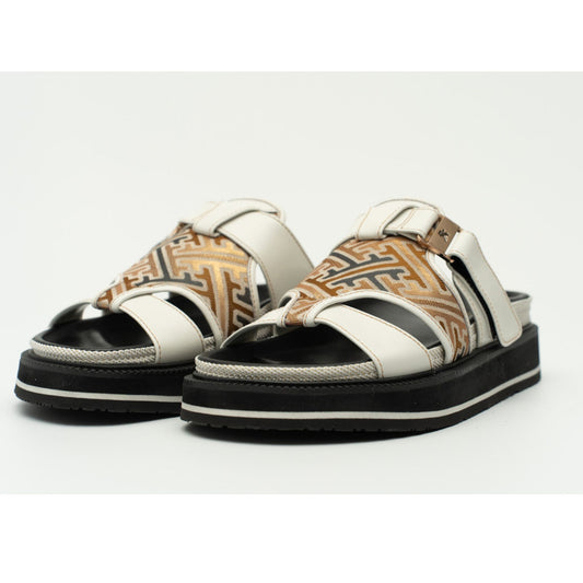 Sayagata sandals (white)