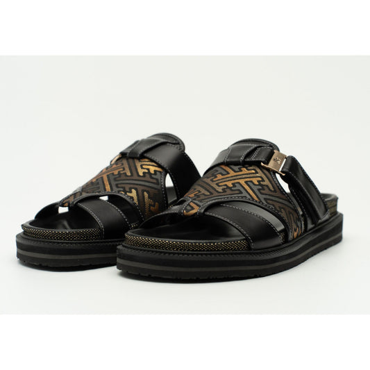 Sayagata sandals (black)